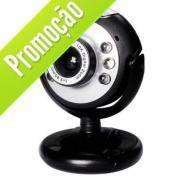 Webcam computador câmera digital USB com LED e microfone Digital